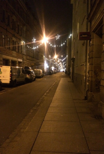 Dresden Neustadt by Night.
