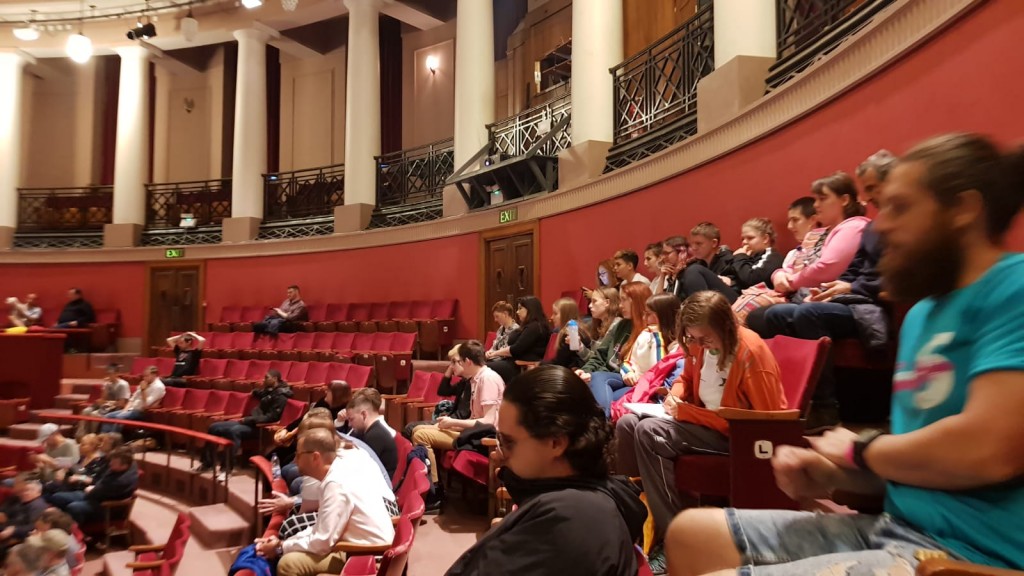 Volunteers at the Iris Mini Film Festival 