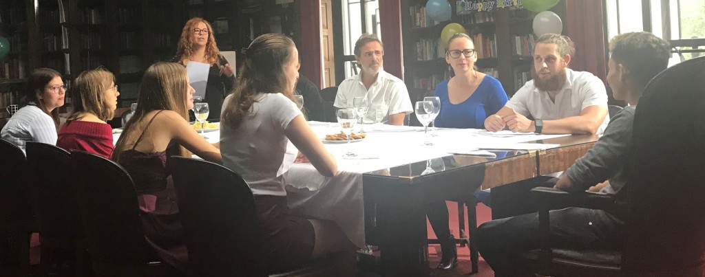 Volunteers filming their short LGBT+ film