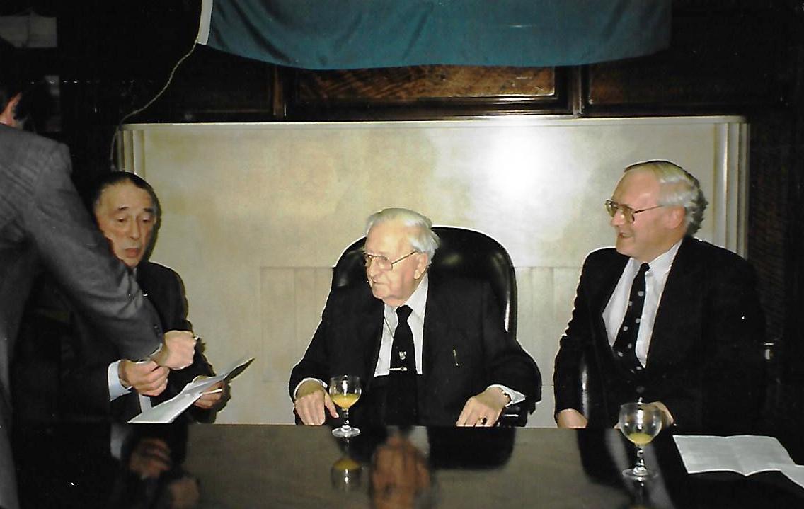 at WCIA with Goronwy Jones and Lord Malcolm Pill