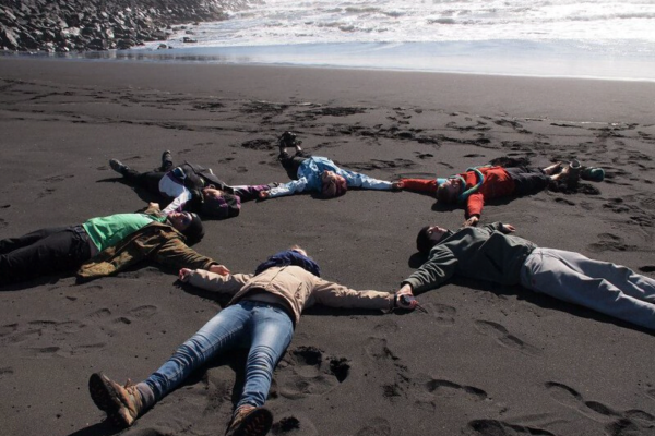 people holding hands