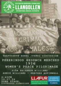  EISTEDDFOD GERDDOROL RYNGWLADOL LLANGOLLEN 